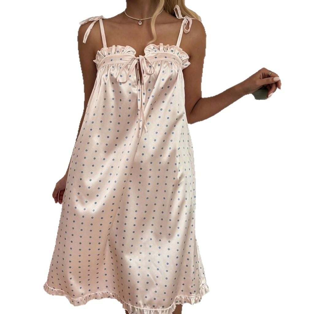 Women's Polka Dot Slip Nightgown