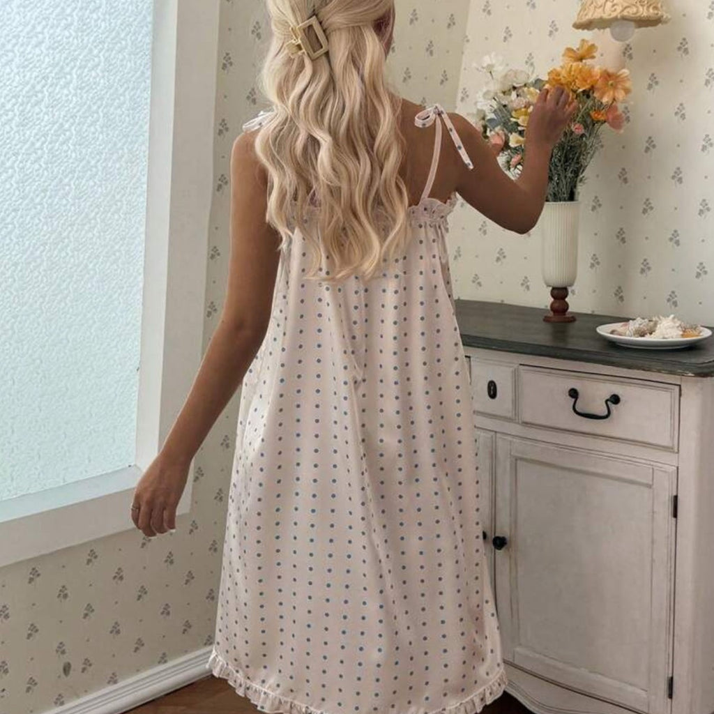Women's Polka Dot Slip Nightgown